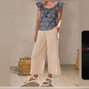 MELISSA NEPTON summer pants in beige clair Size M